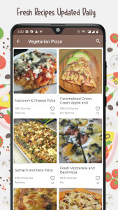 اسکرین شات 3 برنامه Burger and Pizza Recipes
