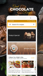 اسکرین شات 1 برنامه Chocolate Recipes:Cake Recipes