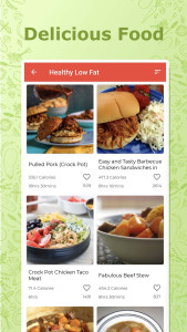 اسکرین شات 3 برنامه Healthy Recipes Cookbook App