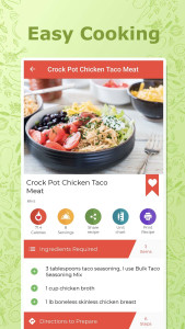 اسکرین شات 2 برنامه Healthy Recipes Cookbook App