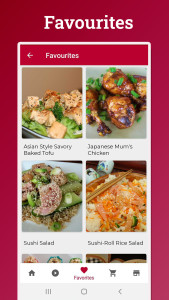 اسکرین شات 4 برنامه Japanese Recipes: Cookbook App