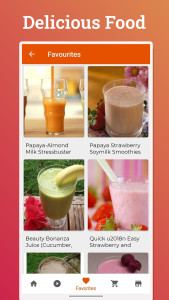 اسکرین شات 3 برنامه Fruit Juice Recipes: Juicing