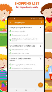 اسکرین شات 4 برنامه Recipes For Kids Diet App