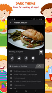 اسکرین شات 6 برنامه Recipes For Kids Diet App
