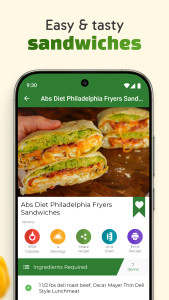 اسکرین شات 2 برنامه Sandwich Recipes: Cookbook App