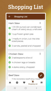 اسکرین شات 5 برنامه Stew Recipes: Crock Pot Meals