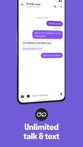 اسکرین شات 3 برنامه TextNow: Call + Text Unlimited