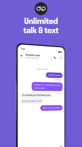اسکرین شات 3 برنامه TextNow: Call + Text Unlimited