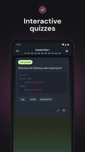 اسکرین شات 8 برنامه Enki: Learn to code