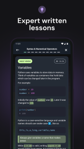 اسکرین شات 7 برنامه Enki: Learn to code