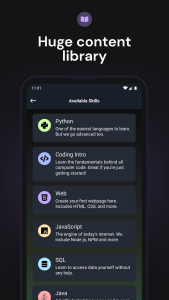 اسکرین شات 4 برنامه Enki: Learn to code