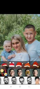اسکرین شات 1 برنامه FaceWarpCamera:Face Changer