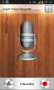 اسکرین شات 1 برنامه Voice Recorder