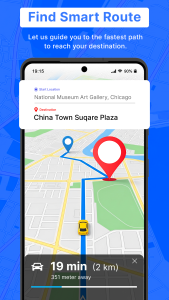 اسکرین شات 2 برنامه GPS Navigation & Route Finder