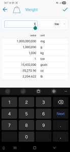 اسکرین شات 4 برنامه Unit Converter