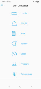 اسکرین شات 1 برنامه Unit Converter