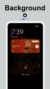 اسکرین شات 1 برنامه Music Player: Folder Music+