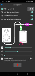 اسکرین شات 7 برنامه Mic Speaker