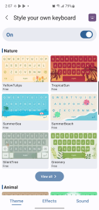 اسکرین شات 5 برنامه Keys Cap - Make Your Keyboard