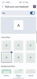 اسکرین شات 2 برنامه Keys Cap - Make Your Keyboard
