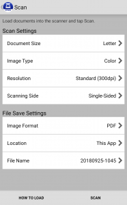 اسکرین شات 2 برنامه Epson DocumentScan