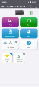 اسکرین شات 1 برنامه Epson Smart Panel
