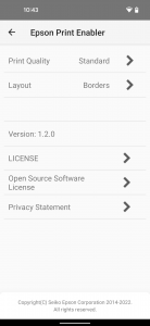 اسکرین شات 5 برنامه Epson Print Enabler