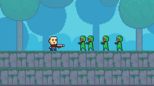 اسکرین شات 1 بازی Whatgun pixel survivor offline