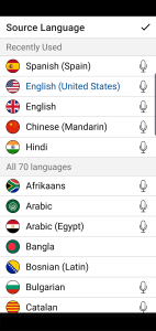 اسکرین شات 4 برنامه Instant Voice Translate