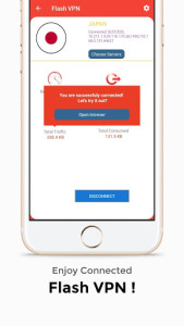 اسکرین شات 6 برنامه Flash VPN - Best Free Unlimited VPN Proxy Unblock
