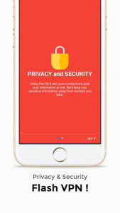 اسکرین شات 2 برنامه Flash VPN - Best Free Unlimited VPN Proxy Unblock
