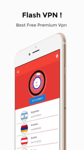 اسکرین شات 4 برنامه Flash VPN - Best Free Unlimited VPN Proxy Unblock