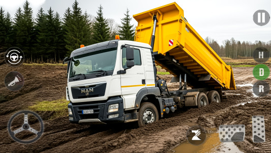 اسکرین شات 5 بازی Offroad Mud Truck Driving Game