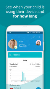 اسکرین شات 6 برنامه ESET Parental Control