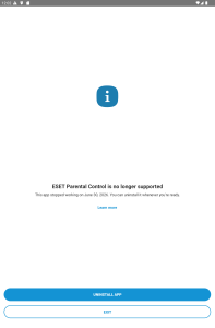 اسکرین شات 2 برنامه ESET Parental Control