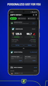 اسکرین شات 3 برنامه ESPN Fantasy Sports