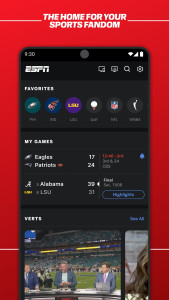 اسکرین شات 2 برنامه ESPN