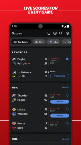 اسکرین شات 8 برنامه ESPN