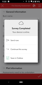 اسکرین شات 5 برنامه ArcGIS Survey123