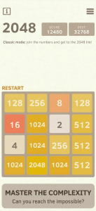 اسکرین شات 4 بازی 2048 Classic Puzzle