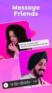 اسکرین شات 3 برنامه Josh Lite : Live Calls & Chat