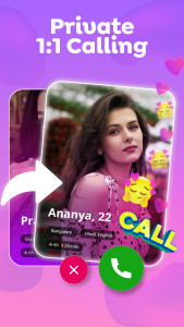 اسکرین شات 1 برنامه Josh - Live Calls & Chat