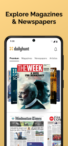 اسکرین شات 1 برنامه Dailyhunt - News & Magazines