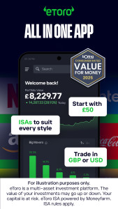 اسکرین شات 1 برنامه eToro: Trade. Invest. Connect.