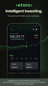 اسکرین شات 1 برنامه eToro: Trade. Invest. Connect.