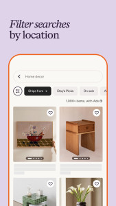 اسکرین شات 4 برنامه Etsy: Shop Home, Style & More