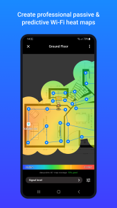 اسکرین شات 4 برنامه NetSpot WiFi Heat Map Analyzer