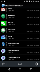 اسکرین شات 1 برنامه Notification History