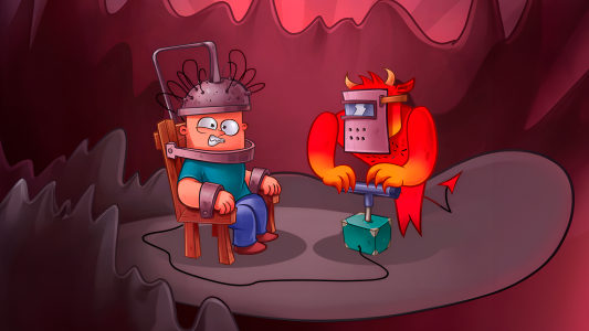 اسکرین شات 6 بازی Idle Evil Clicker: Hell Tap