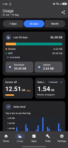 اسکرین شات 4 برنامه NetworkFlow: Data & Speed
